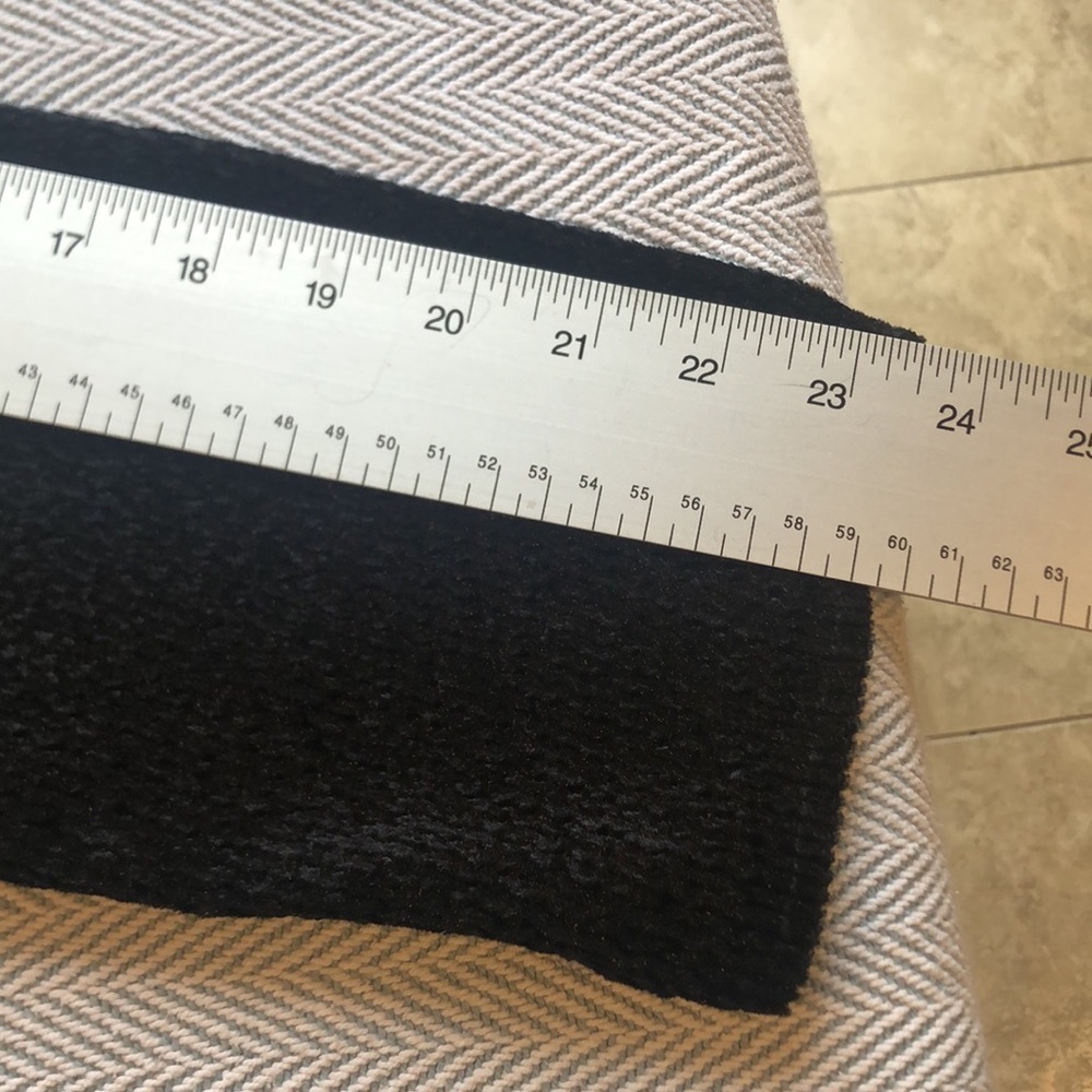 CHICOS Sz 3 Elegant Black Women's Cardigan Jacket PREWORN Pit to Pit 23 1/2" - Picture 13 of 15